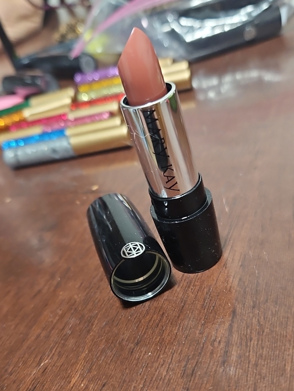Mary Kay Warm Nude Pink Lipstick BLUSH VELVET